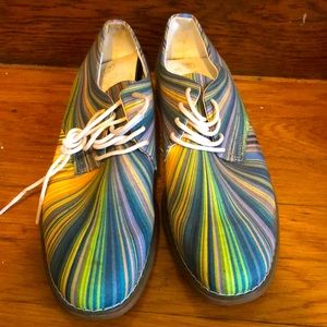 Super cool psychedelic shoes